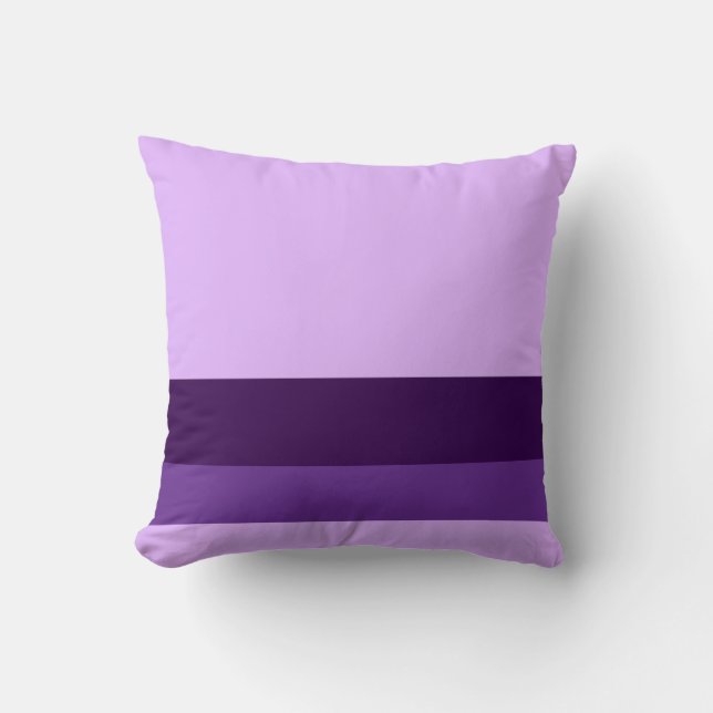 Lavender w/ Divider Lines + Any Two Colours Cushion (Front)