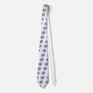 Lavender Water Lilies Tie