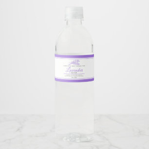 Lavender water product ingredients bottle label