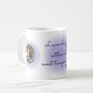 Lavender Watercolor Dachshund Custom Name Coffee Mug