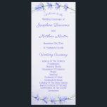 Lavender Watercolor Wedding Ceremony Programs Programme<br><div class="desc">These wedding programs feature watercolor lavender flowers design. The front of the card has the ceremony and the back of the card lists the bridal party. These wedding programs are part of a collection which includes a full range of matching wedding stationery. Please visit the collection pages in our store...</div>