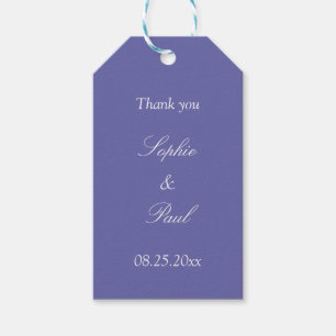 Lavender Wedding Favour Thank You Gift Tags
