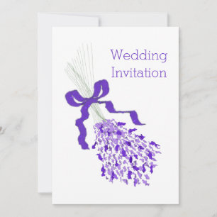 Lavender Wedding Invitation