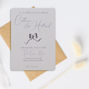 Lavender Wedding Invitation