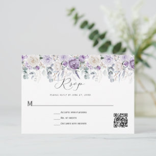 Lavender White Peonies Roses Floral