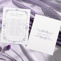 Lavender 'Would She Rather' Bridal Shower Game