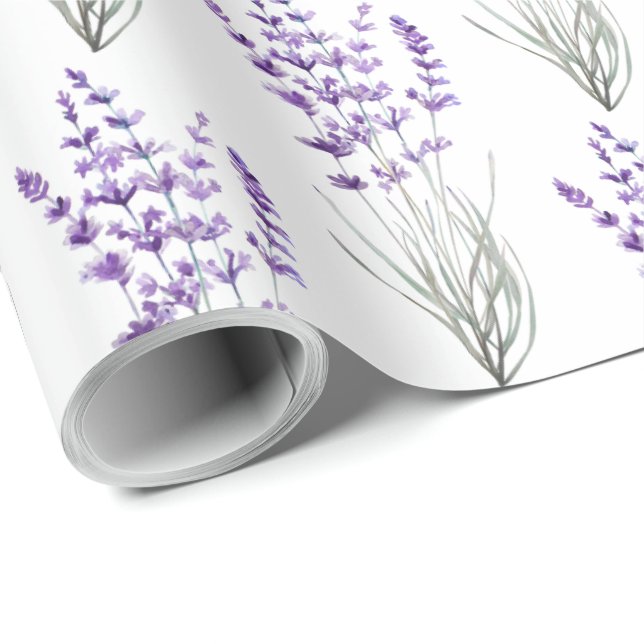 Lavender Wrapping Paper (Roll Corner)