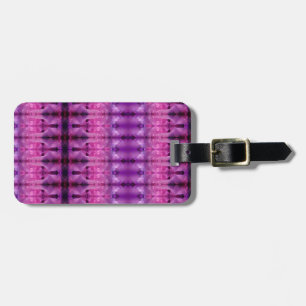 Lavenders Ikat 12 Sangria Across Luggage Tag