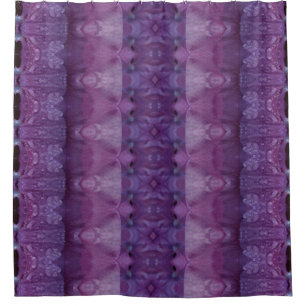 Lavenders Ikat 13 Shower Curtain