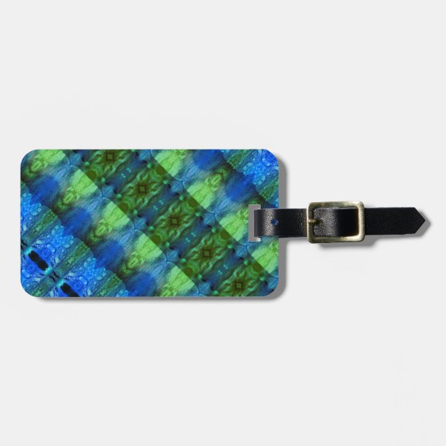 Lavenders X GL Ikat 13 Luggage Tag (Front Horizontal)