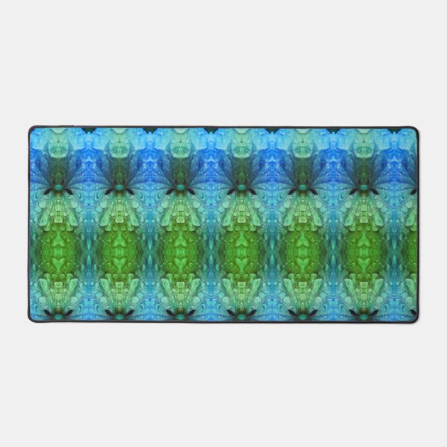 Lavenders X GL Ikat 2  Desk Mat (Front)