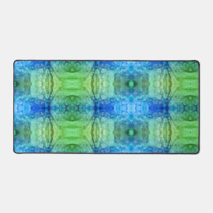 Lavenders X GL Ikat 3  Desk Mat