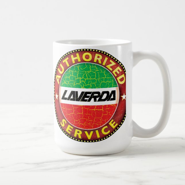 Laverda Motorcycle sign Coffee Mug (Right)