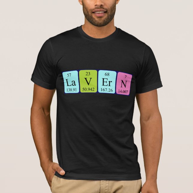 Lavern periodic table name shirt (Front)