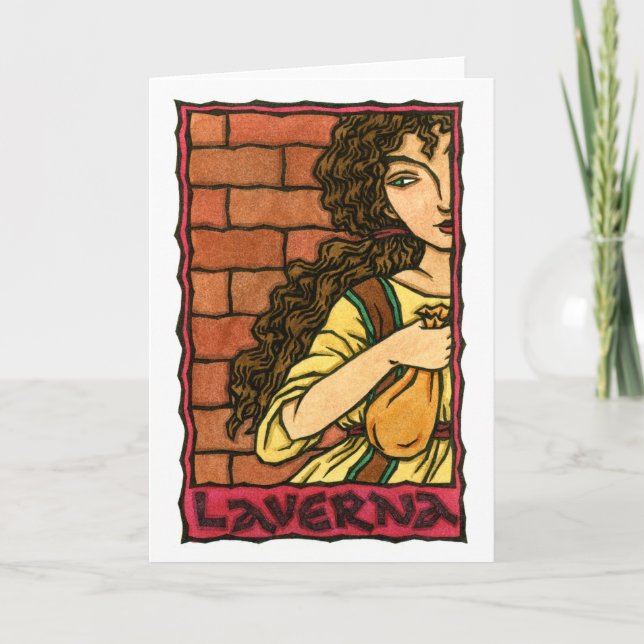 Laverna Greeting Card (Front)
