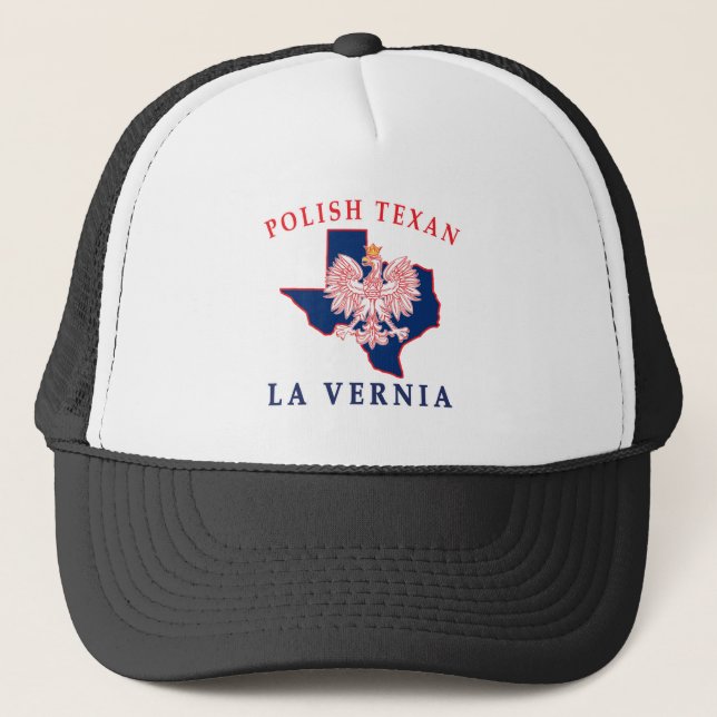 LaVernia Polish Texan Trucker Hat (Front)