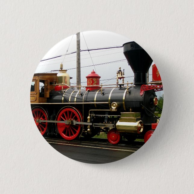 laviathon 63  steam engine 6 cm round badge (Front)