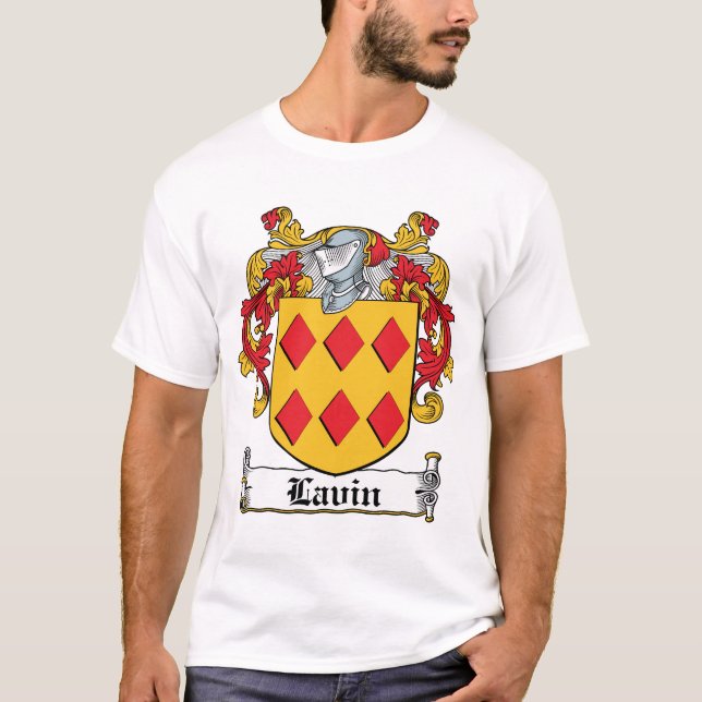 Lavin Family Crest T-Shirt (Front)