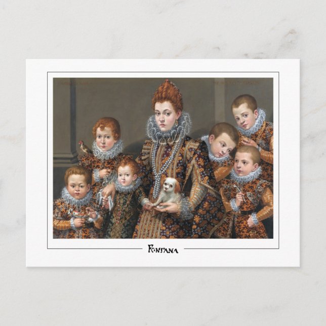 Lavinia Fontana #6 - Fine Art Postcard (Front)