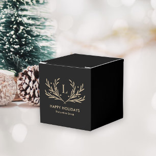 Lavish Soirée EDITABLE COLOR Holiday Party Favour Box