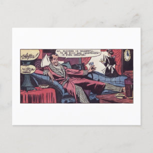 Lavish Vintage Comic Triumph Illustration Postcard