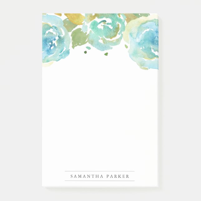 Lavish | Watercolor Florals Post-it Notes (Front)