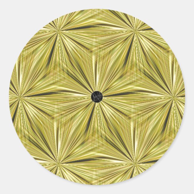 LavishlyOn Gold Diamond Cut Seal (Front)