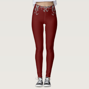 LavishlyOn Layering Vines & Leaves Leggings