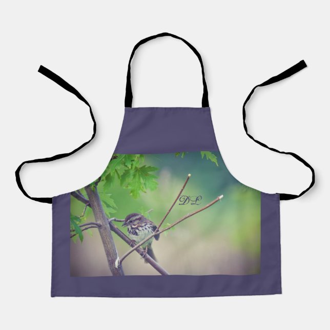 LavishlyOn Spring Bird Nature's Hues Apron (Front)