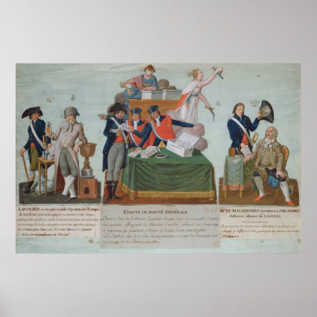 Lavoisier, the Committee of Surete Generale Poster (Front)