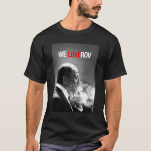 Lavrov Portrait Russia Politics T-Shirt