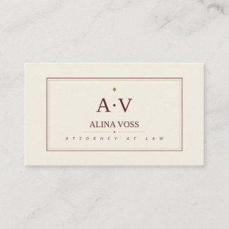 LAW BUSINESS CARD