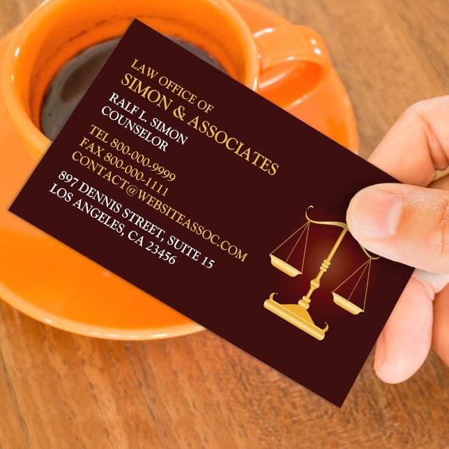 Law Business Card (Creator Uploaded)