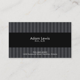Law Business Card - Bordered