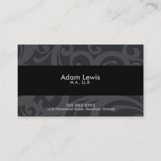 Law Business Card - Bordered