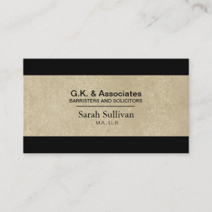 Law Business Card - Simple Texture Lawyer Attorney
