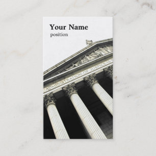 law business card template