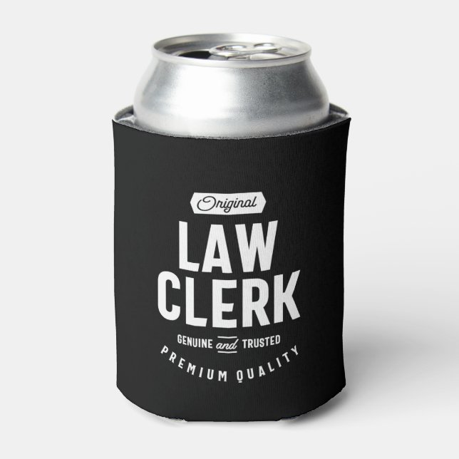 Law Clerk Job Title Gift Can Cooler (Can Front)