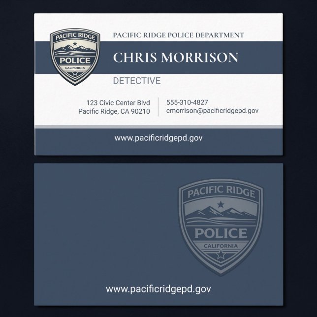 Law Enforcement Business Card (Creator Uploaded)