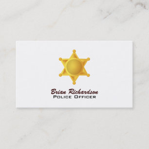 Law Enforcement Business Cards