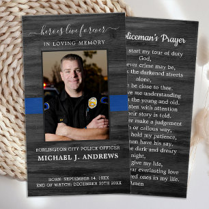 Law Enforcement Funeral Police Memorial Prayer Car