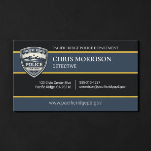 Law Enforcement Officer Business Card