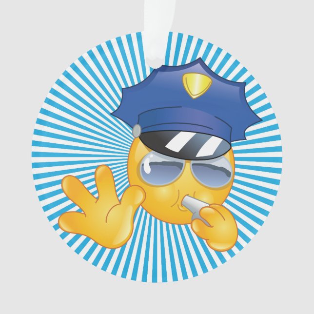 Law Enforcement - Police - SRF Ornament (Front)