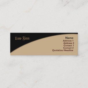 Law Firm Business Card