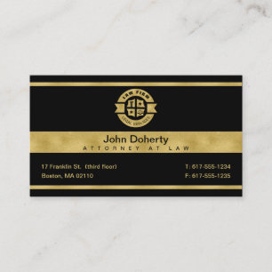 Law Firm Legal Services Business Card