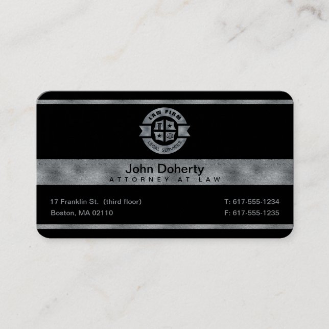 Law Firm | Legal Services Business Card (Front)