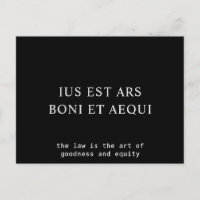 Law Goodness & Equity Inspirational Latin Quote