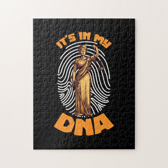 Law It Is In Lawyer DNA Jigsaw Puzzle (Vertical)