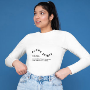 Law of Aloha Spirit Hawaii Surfer Vacation Shirt