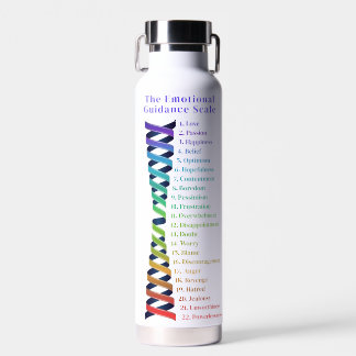 Law of Attraction Emotional Guidance Chart Water Bottle